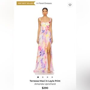NWOT Amanda Uprichard Terrassa Maxi in Layla Print